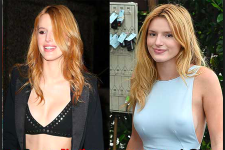 All signs points to Bella Thorne getting a boob job.
